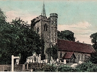 Saint James Church, Stansteadbury. Postcard Charles Martin. Postal date Dec 1907.