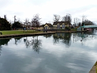 Rye House Inn from the towpath. Photo March 2011